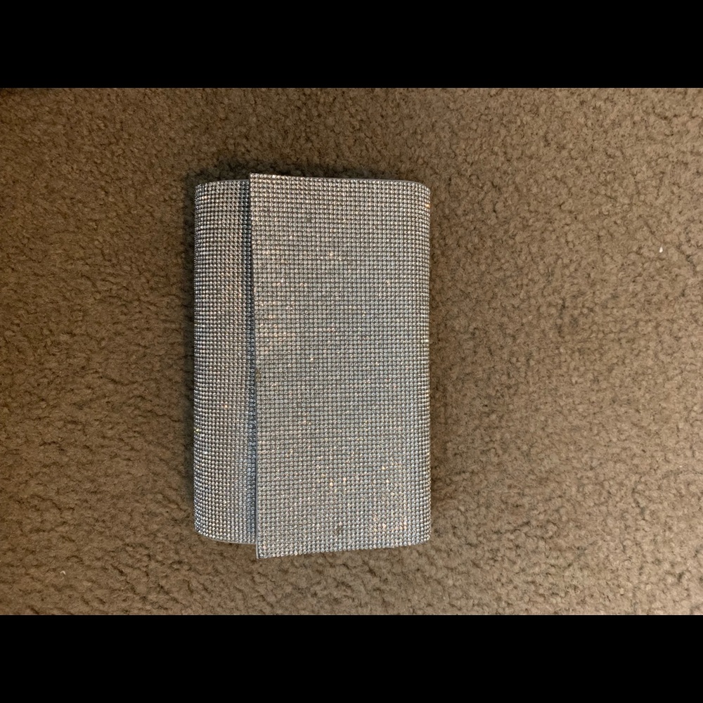 Sparkly Silver Clutch Purse